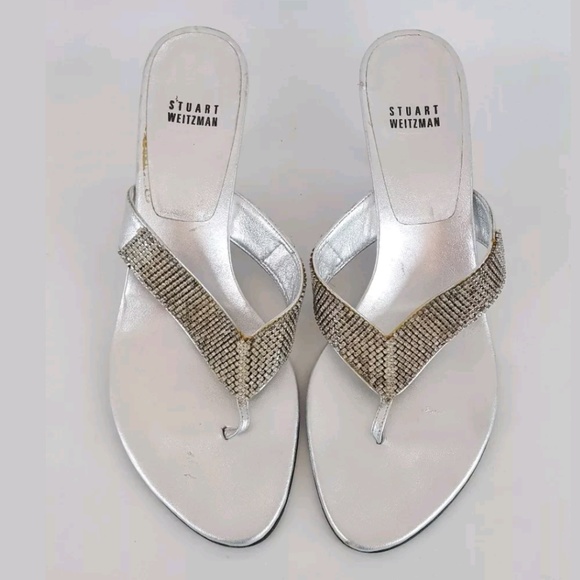 stuart weitzman rhinestone sandals